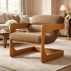 Clay Brown Jute-Linen