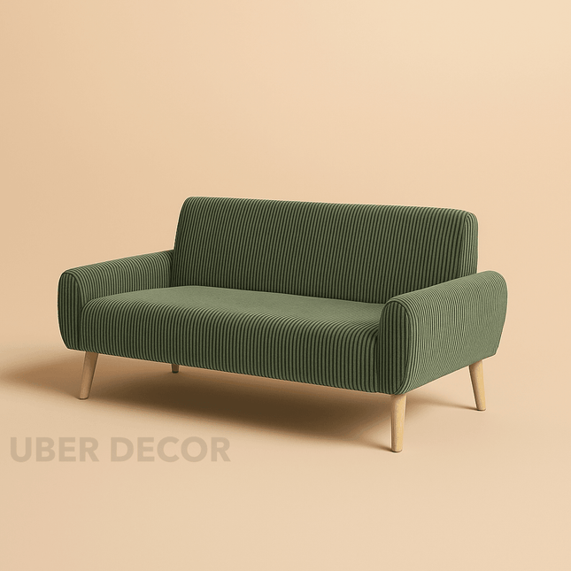 Viona 57" Loveseat- Mid Century Modern Upholstered 2 Seater Sofa for Living Room, Hotel or Bedroom