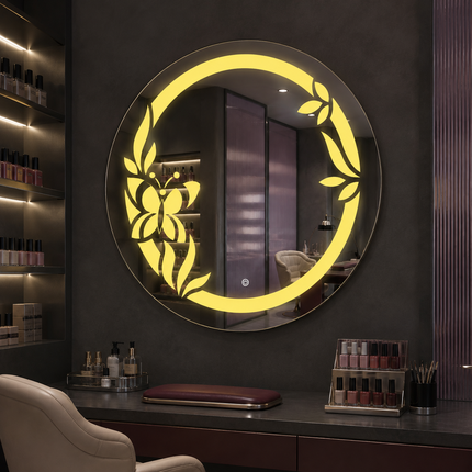 Radiantix front-lit or backlit Led mirror- 3-colour touch button frameless bathroom vanity mirror