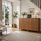 8 Drawer / Natural Teak