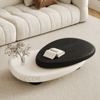 Off-White with Black Oak