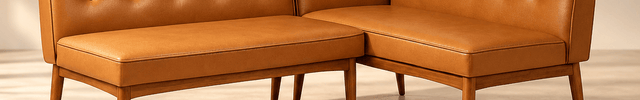 Zen Haven Mid Century Corner Bench Contemporary Customisable Seating for Dining Living Lounge and Hospitality Spaces