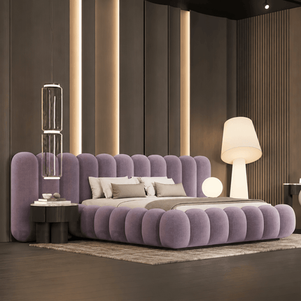 Dreamsphere sculptural bed – rear angle showing full silhouette