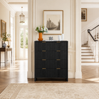 4 Drawer / Black Oak