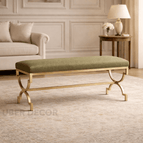 Olive Green Jute-Linen