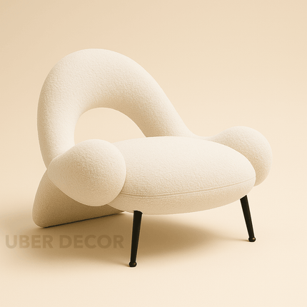Amaera Luxe Accent Chair – Modern Luxury Unique Chair for Bedroom or Living Room