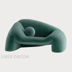 Deep Sage Green Suede Velvet