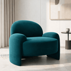 Deep Teal Suede Velvet