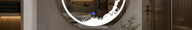 Arboris led mirror front-lit or backlit touch button led frameless bathroom vanity mirror
