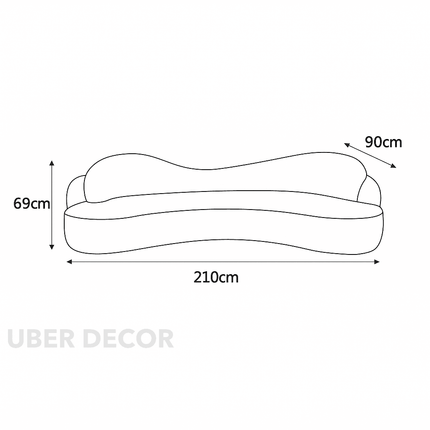 Tarrasa Nordic Designer Minimalist Floor Sofa Set – Modern Lazy Lounge for Living Room, Garden & Patio Spaces