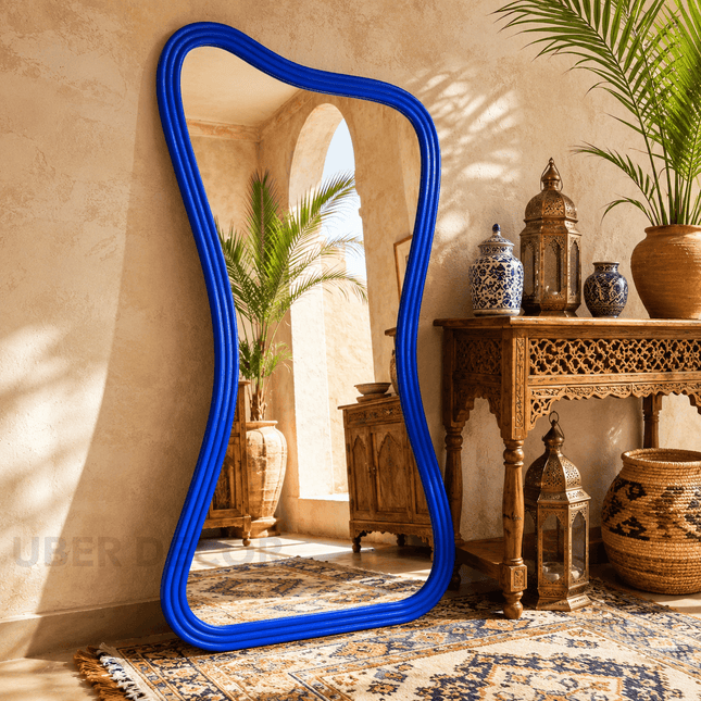 Riad Irregular Full Length Floor Mirror – Decorative Standing Mirror