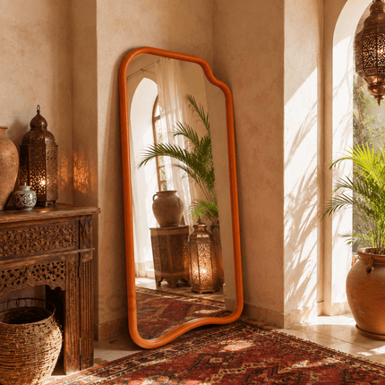 Sahara Organic Full Length  Moroccan Floor Mirror