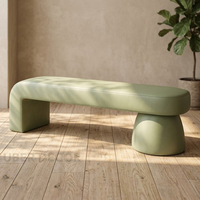 Modora Pop – Sculptural Luxury Bench with Bold Contemporary Form | Designer Shoe Changing Stool for Bedrooms, Cloakrooms, or Retail Interiors
