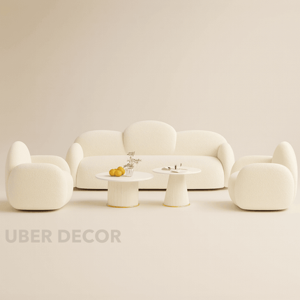 Melbourne Sculptural Sofa Modern Organic Luxury Couch for Living Room