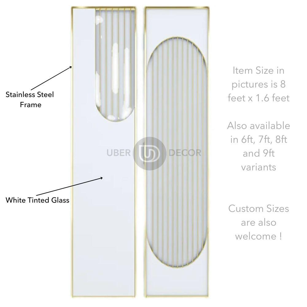 Elite Metal Room Partition Wall Room Divider - Customizable Metal Room Separator