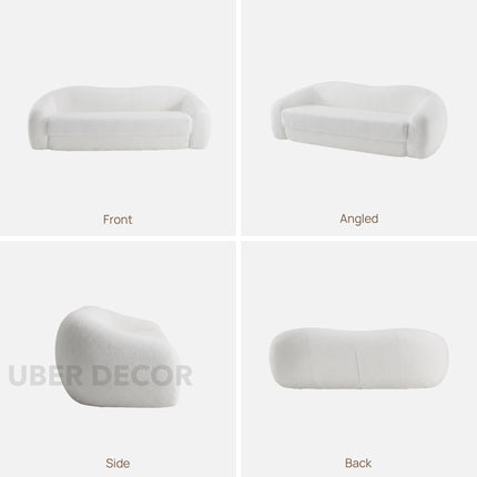 Sedona Cloud-Lounge Convertible Sofa Bed – Rounded Pull-Out Daybed
