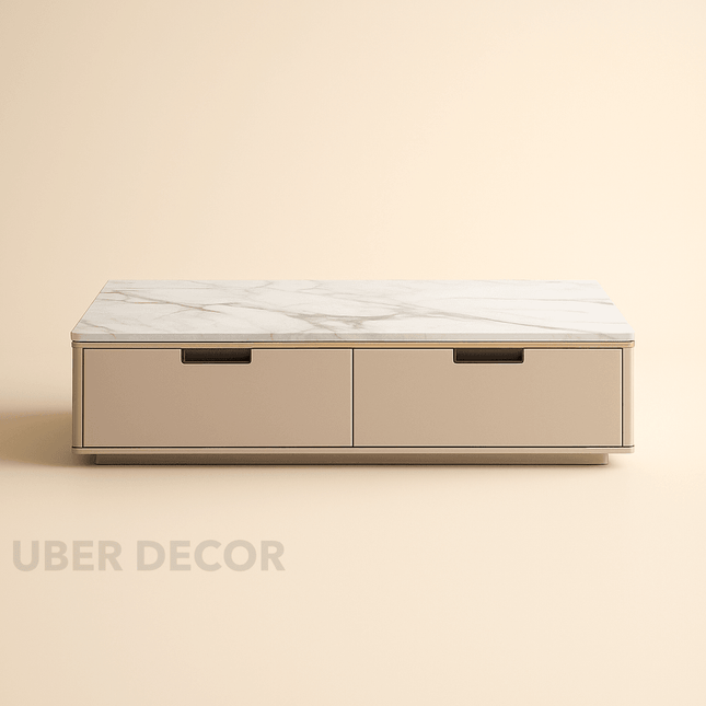 Nuvia Core – Modern TV Unit, Luxury Modular Coffee Table with European Inspired Design