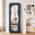 Petrol Blue Suede Velvet