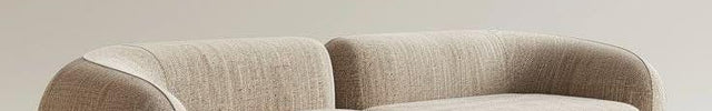 Samara Modern Minimalist Sofa Neutral Upholstered Couch for Living Room