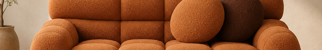 Zyara 65" 2-Seater Upholstered Couch Customisable Plush Modular Sofa for Living Room or Lounge Area