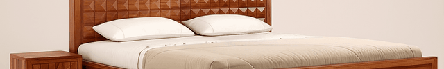 RosewoodGrid Traditional Contemporary Panel Customisable Bed for Master Bedroom - Uber Decor