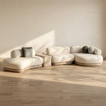 Ascona Modular Sectional Sofa Modern Japandi Luxury Sofa Customizable Made-to-Order Living Room Couch