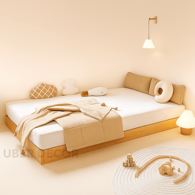 Calm Nest Minimal Floor Bed – Contemporary Kids & Teen’s Essential