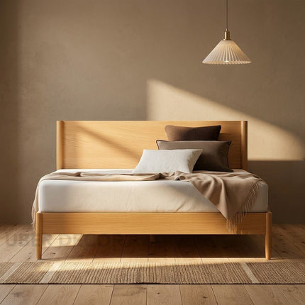 BirchAura Sleek Platform Customisable Bed for Minimalist Bedrooms