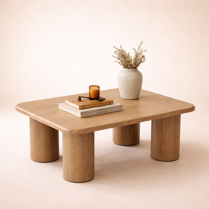 Sobat Coffee Table Modern Organic Contemporary Nordic Inspired Designer Center Table Custom Finish Multi Leg Statement Table for Creative Living Space
