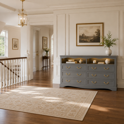 Belmont Luxe 6-Drawer French Country Style Cabinet for Bedroom, Living Room & Entryway