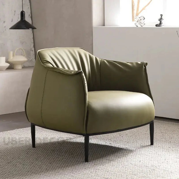 Lusso Uno – Italian Minimalist Accent Chair for Hotel, Lounge & Living Spaces - Uber Decor