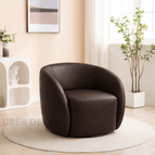 Dark Brown Leatherette