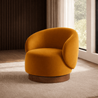 Mustard Orange Velvet