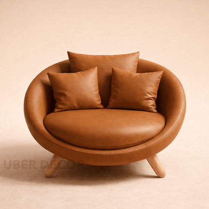 Anviya Luxe Accent Chair – Minimal Nordic Fabric Chair for any Room