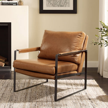 Arlise- Mid Century Modern Upholstered Accent Armchair for Lounge Room, Office or Home
