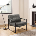 Grey Leatherette