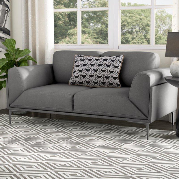 Neyra 68" 2-Seater Modern Loveseat – Customisable Square Arm Sofa for Living Room or Office - Uber Decor