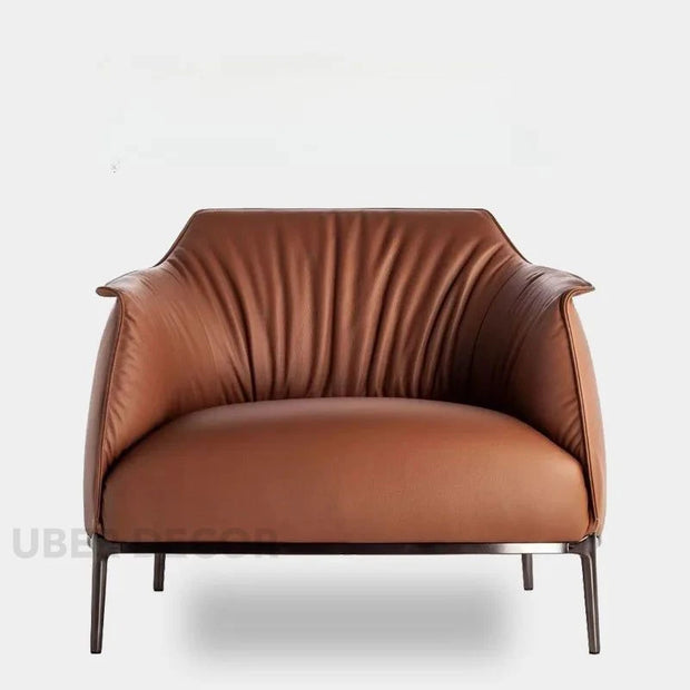 Lusso Uno – Italian Minimalist Accent Chair for Hotel, Lounge & Living Spaces - Uber Decor