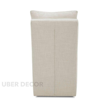 Taru Modern Side Chair Set of 2 with Curved Silhouette and Minimal Design Ideal for Dining or Living Spaces - Uber Decor