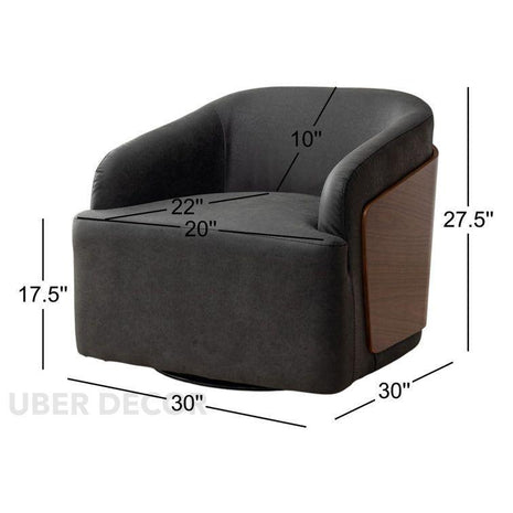Marlen Accent Chair – Mid‑Century Modern Seating | Customizable for Living Room Chairs - Uber Decor