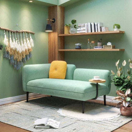 Osaka 2 Seater Couch with Joined Side Table Mid Century Sofa for Living & Lounge Spaces