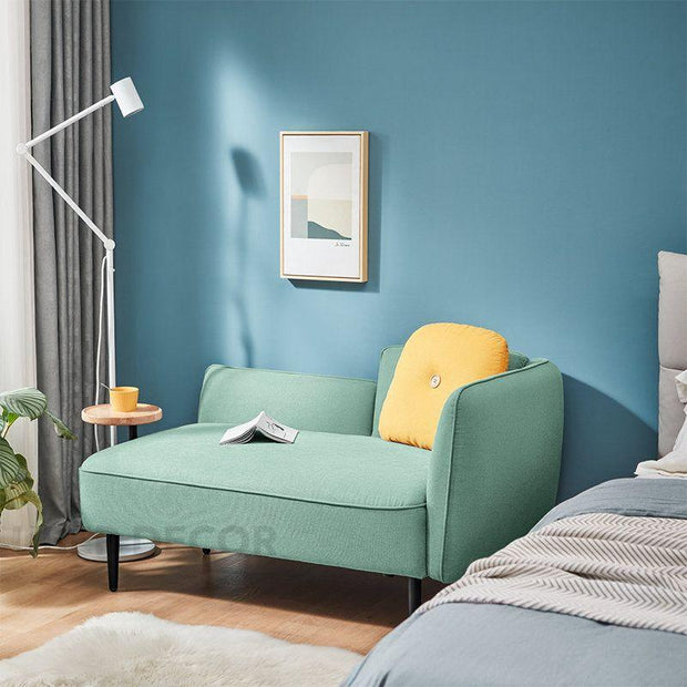 Osaka 62" 2‑Seater Couch with Movable Side Table – Mid‑Century Sofa for Living & Lounge Spaces - Uber Decor