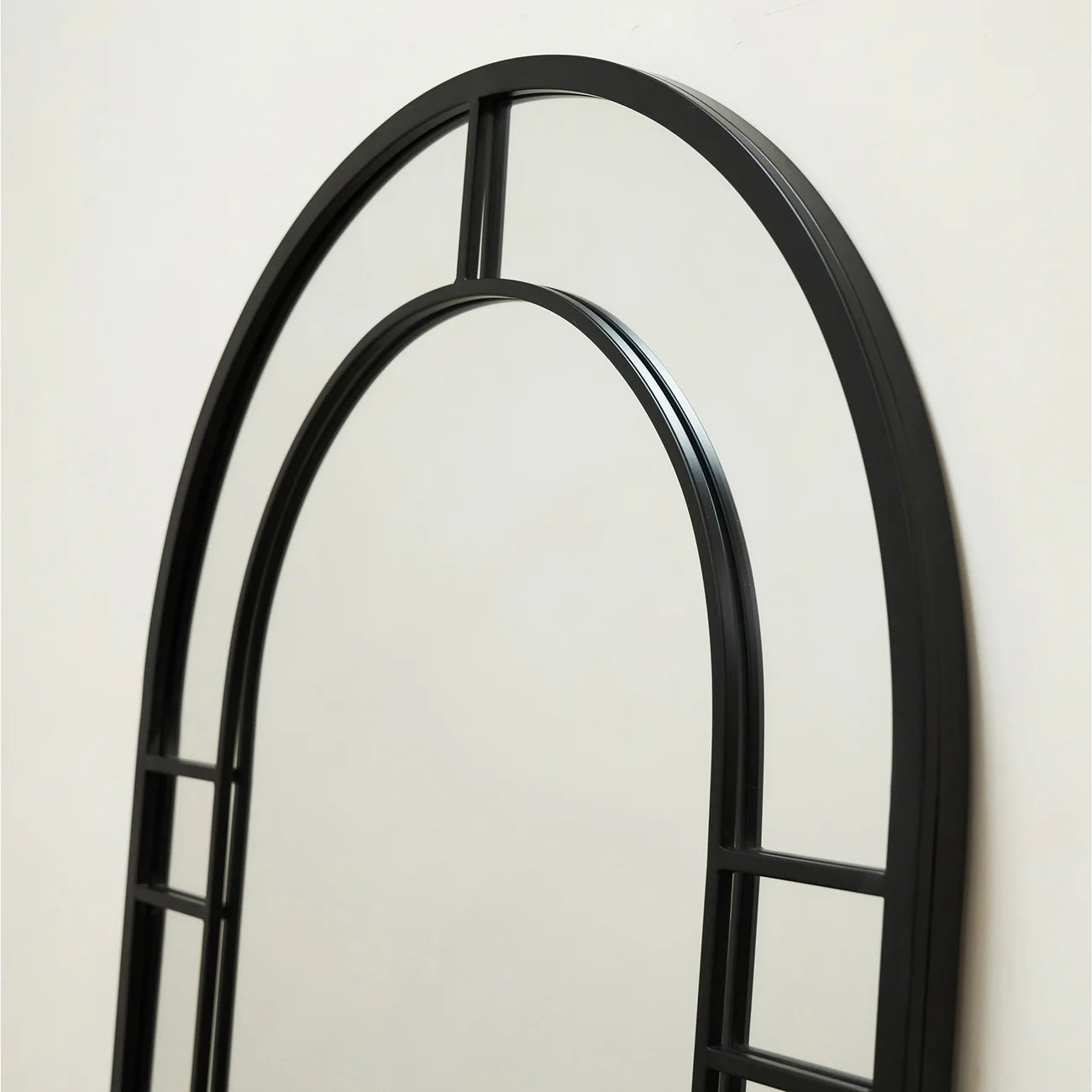 HavenArch- Arched Top Full Length Metal Framed Door Style Mirror for Entrance Foyer, Living Room, Boutique or Clothing Store