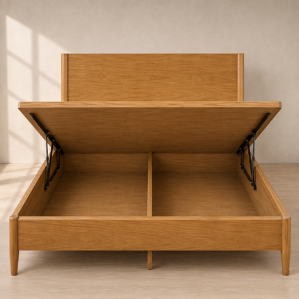 BirchAura Sleek Platform Customisable Bed for Minimalist Bedrooms