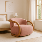 Dusty Rose Texture Boucle