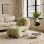 Pistachio Cream Fuzzy Boucle