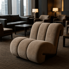 Mushroom Taupe Fine Boucle