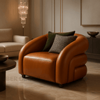 Burnt Caramel Leatherette