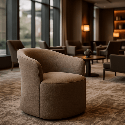 Blyss Contemporary Side Chair with Curved Back and Seamless Silhouette Ideal for Dining Room Bedroom or Lounge Space
