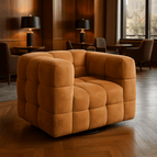 Warm Sand Fine Boucle-Suede Blend